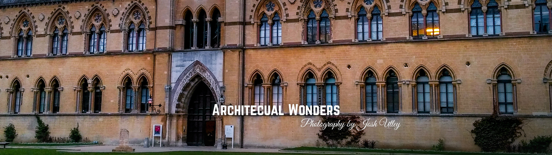 Architecual Wonders Photography by Josh Utley