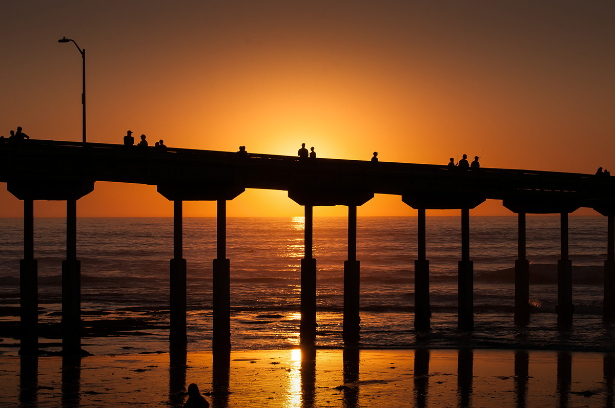 Ocean Beach Pier Sunset